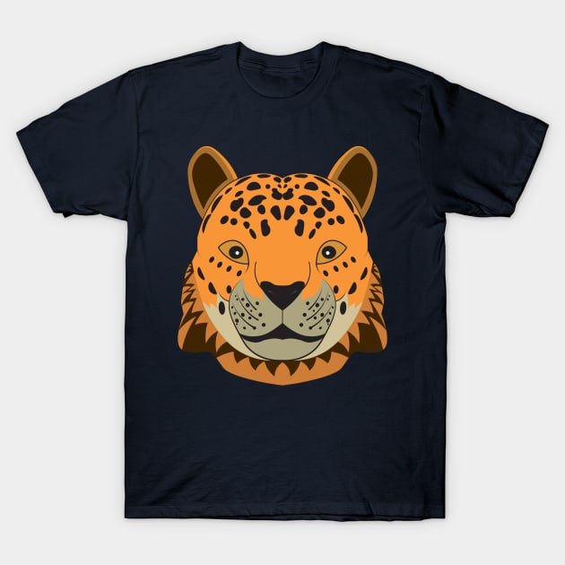 Wild Cheetah Mask T-Shirt by EmarDesign